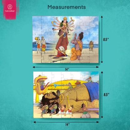 Ramayan Jigsaw Puzzle (Combo of 10) - Kumbhkarana and Shakti Worship